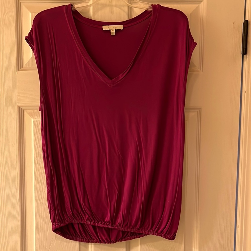 Eri + Ali Purple Blouson Top